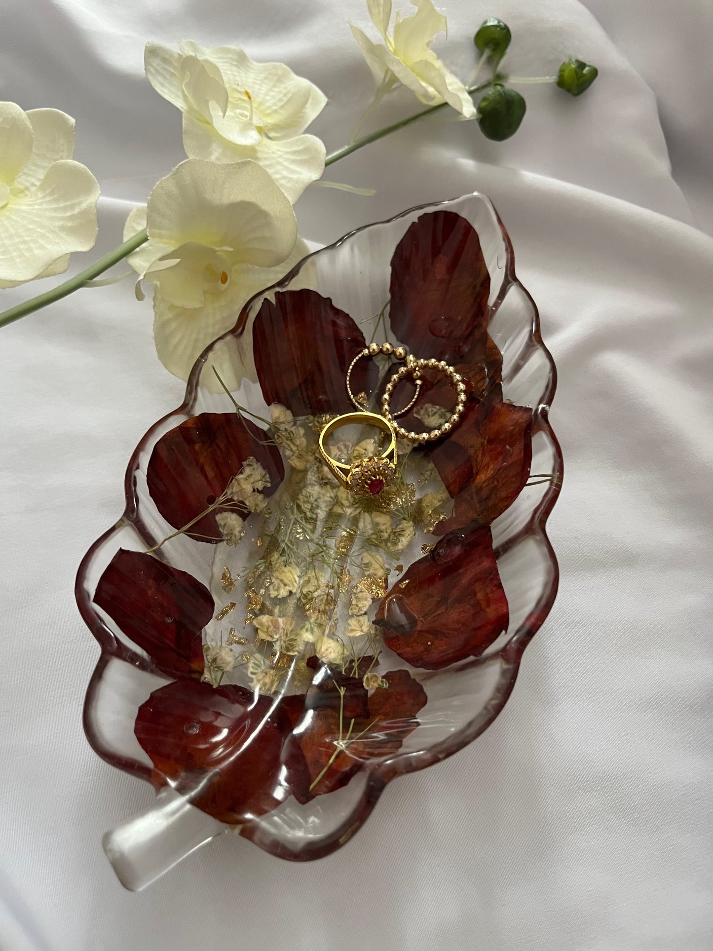 Crimson Petal Lux Tray