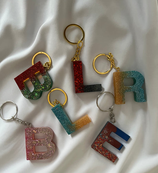 2 Coloured Keyring