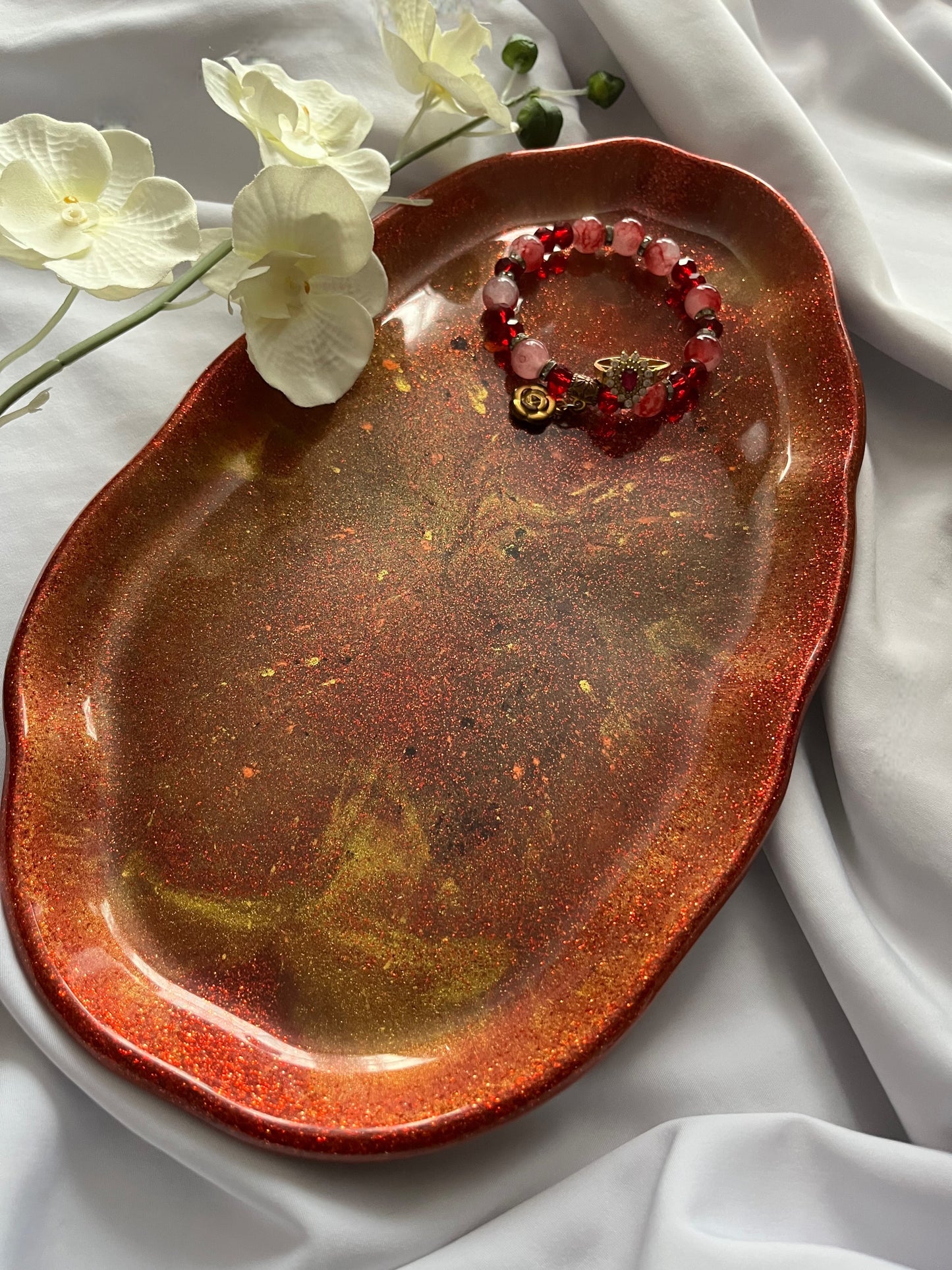 Molten Copper Luxe Tray