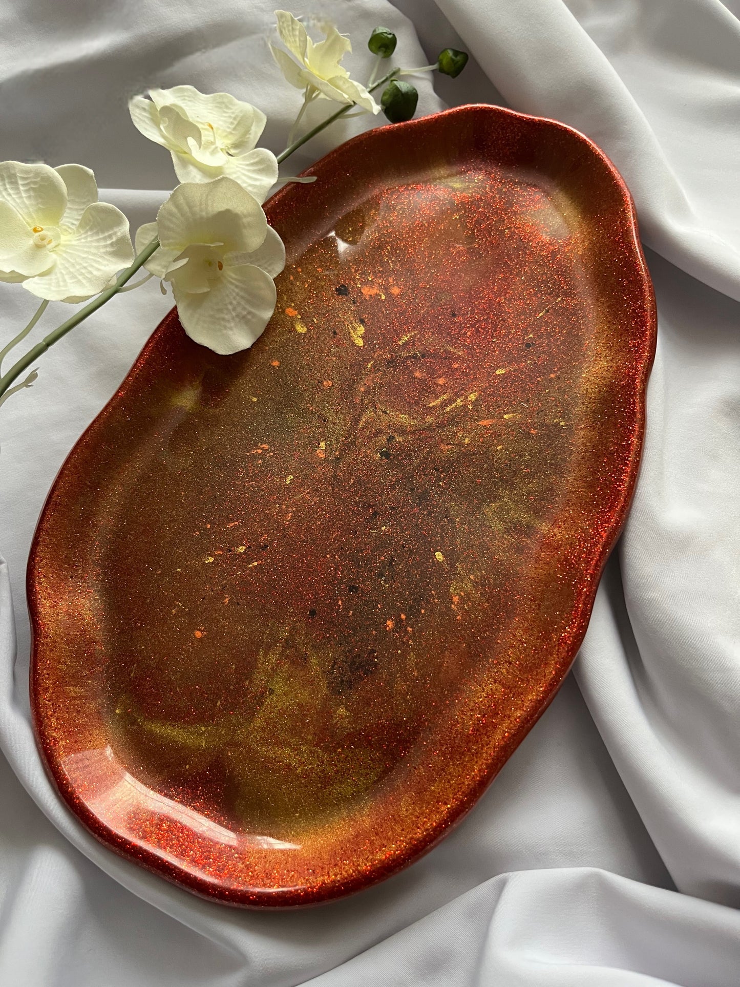 Molten Copper Luxe Tray