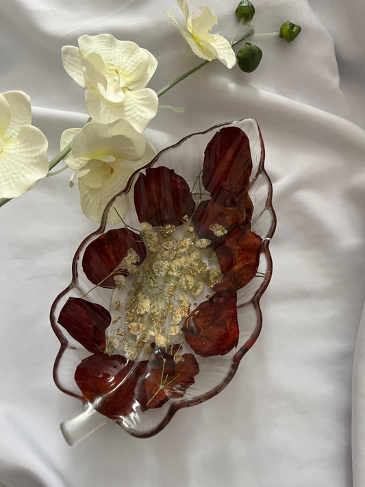 Crimson Petal Lux Tray