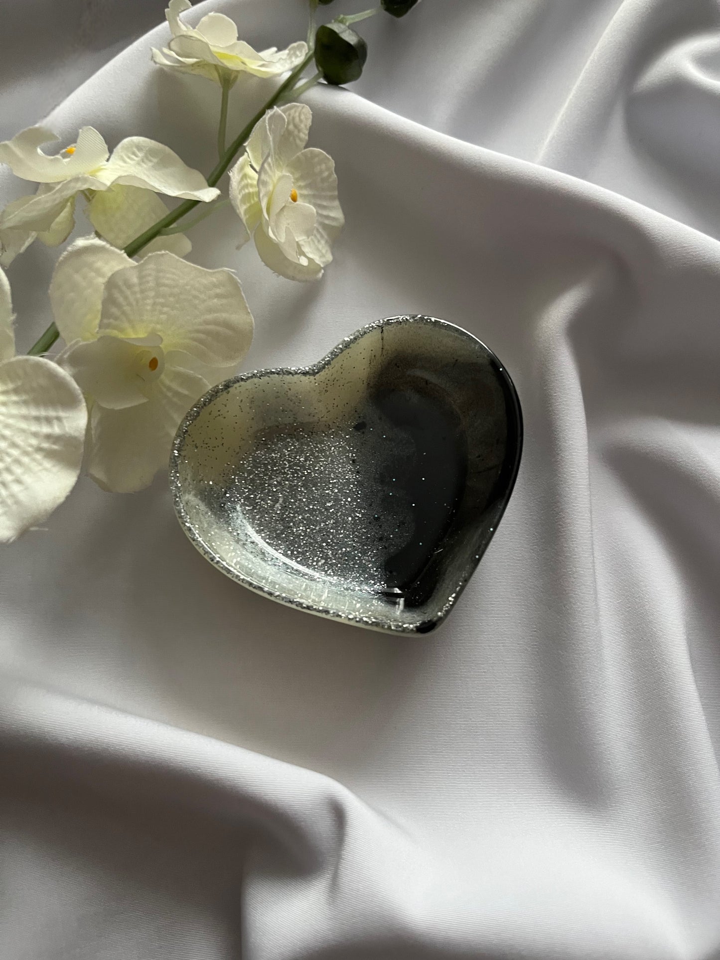 Monochrome Heart Trinket Dish